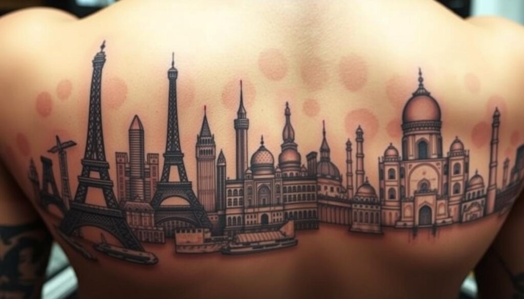 Globetrotter Tattoos of World Landmarks Globetrotter Tattoos of World Landmarks