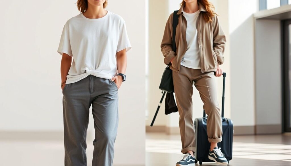 comfortable travel attire