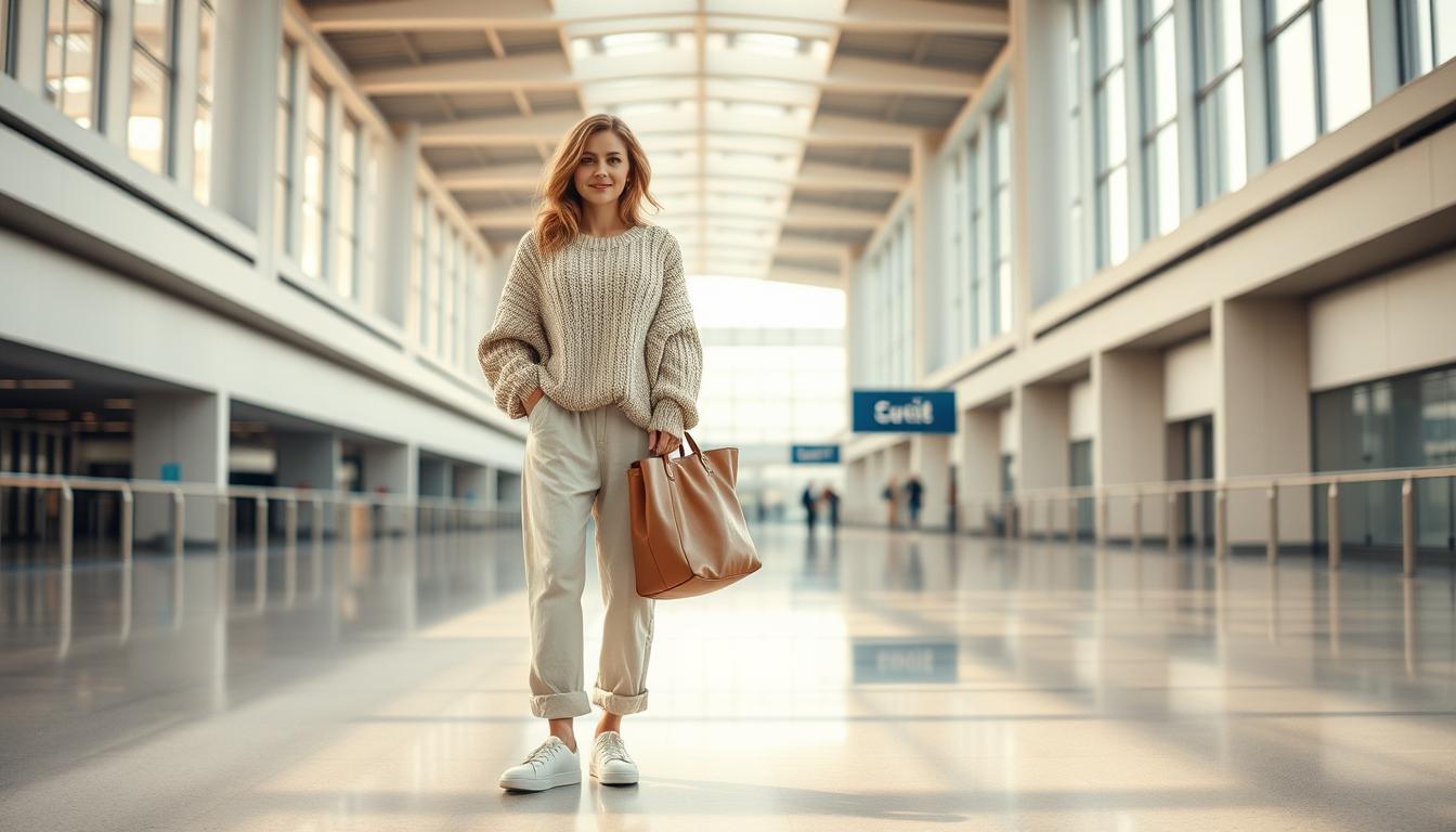 comfy travel outfit