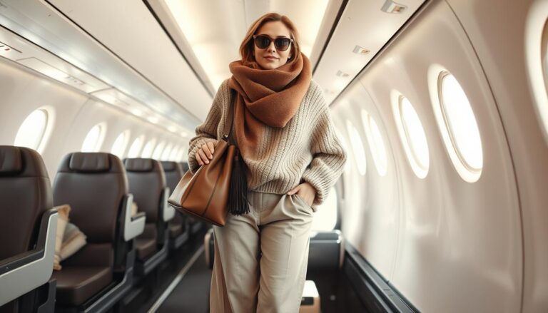 travel outfit plane