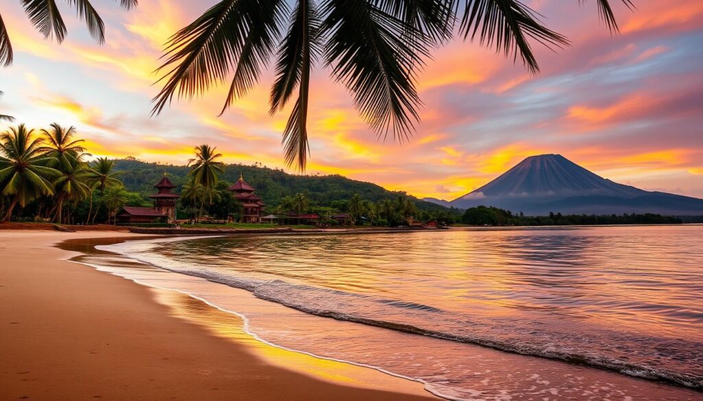 Bali Serene Island Landscapes at Sunset Bali Serene Island Landscapes at Sunset