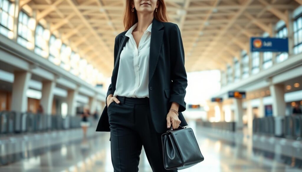 Chic Travel Outfit Transformation