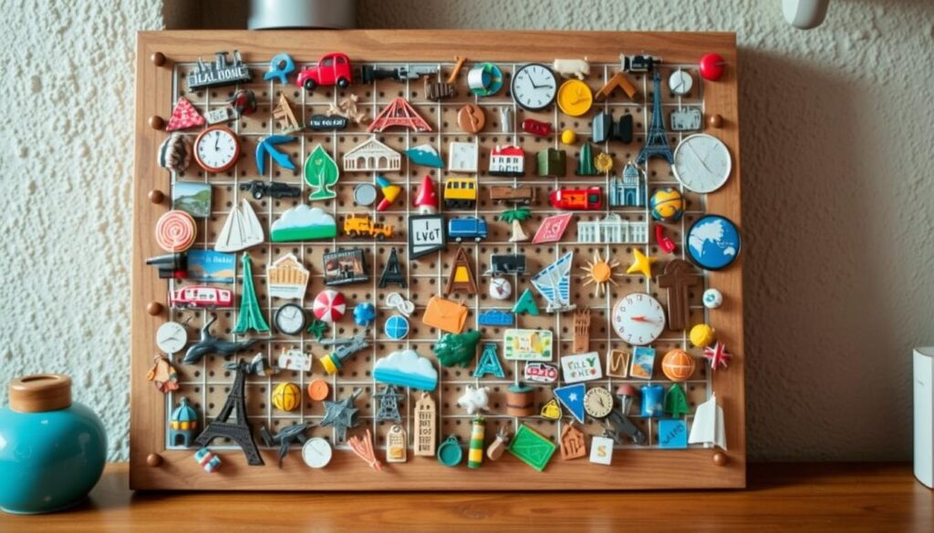 DIY Travel Magnet Display Ideas