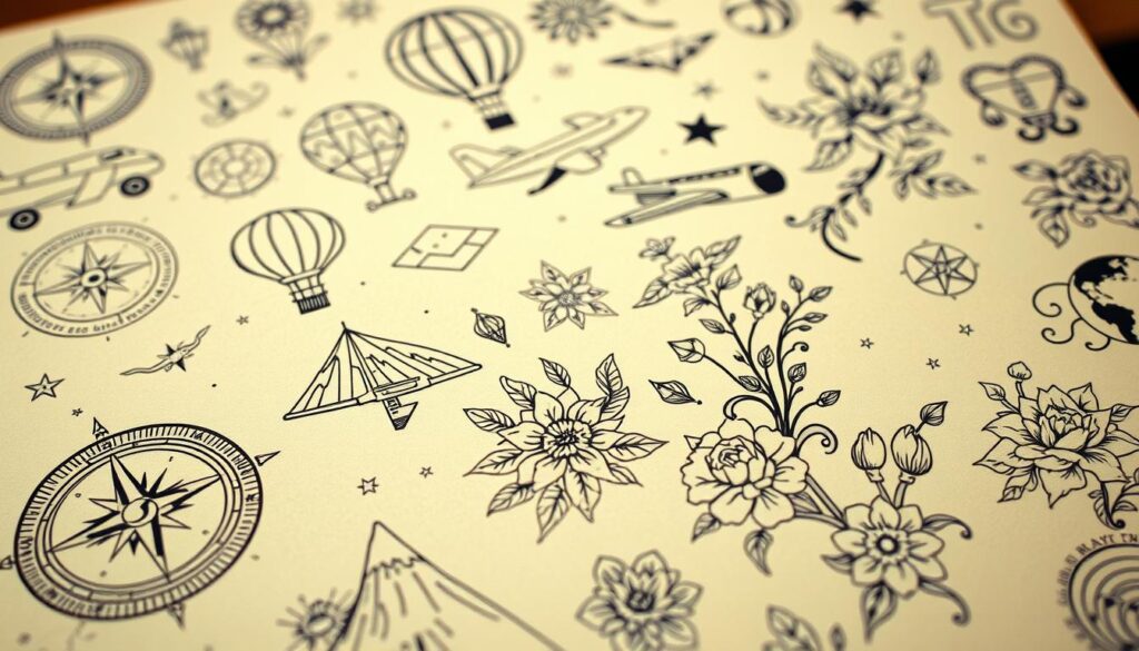 Unique Wanderlust Ink Designs
