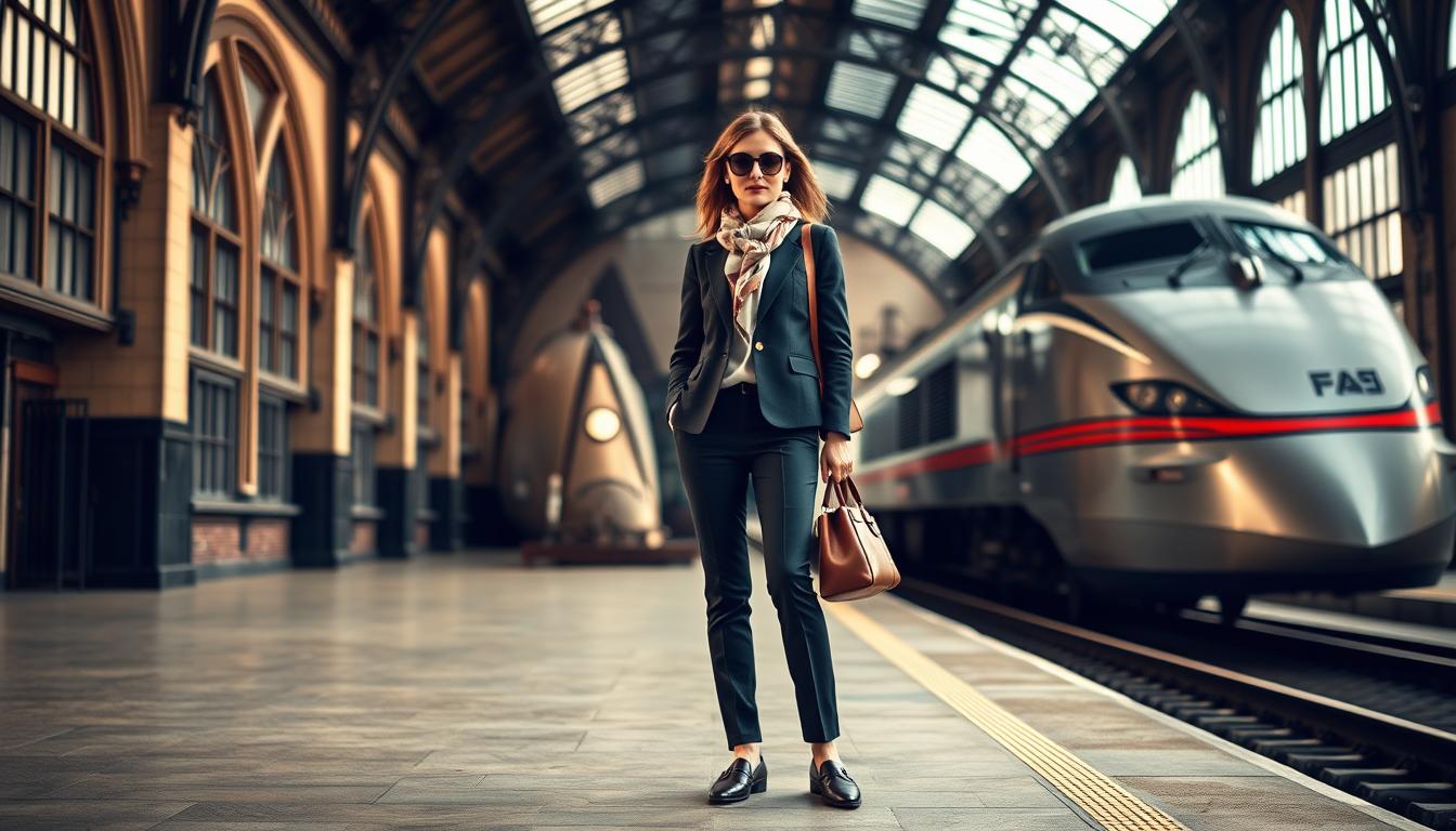 train outfit travel