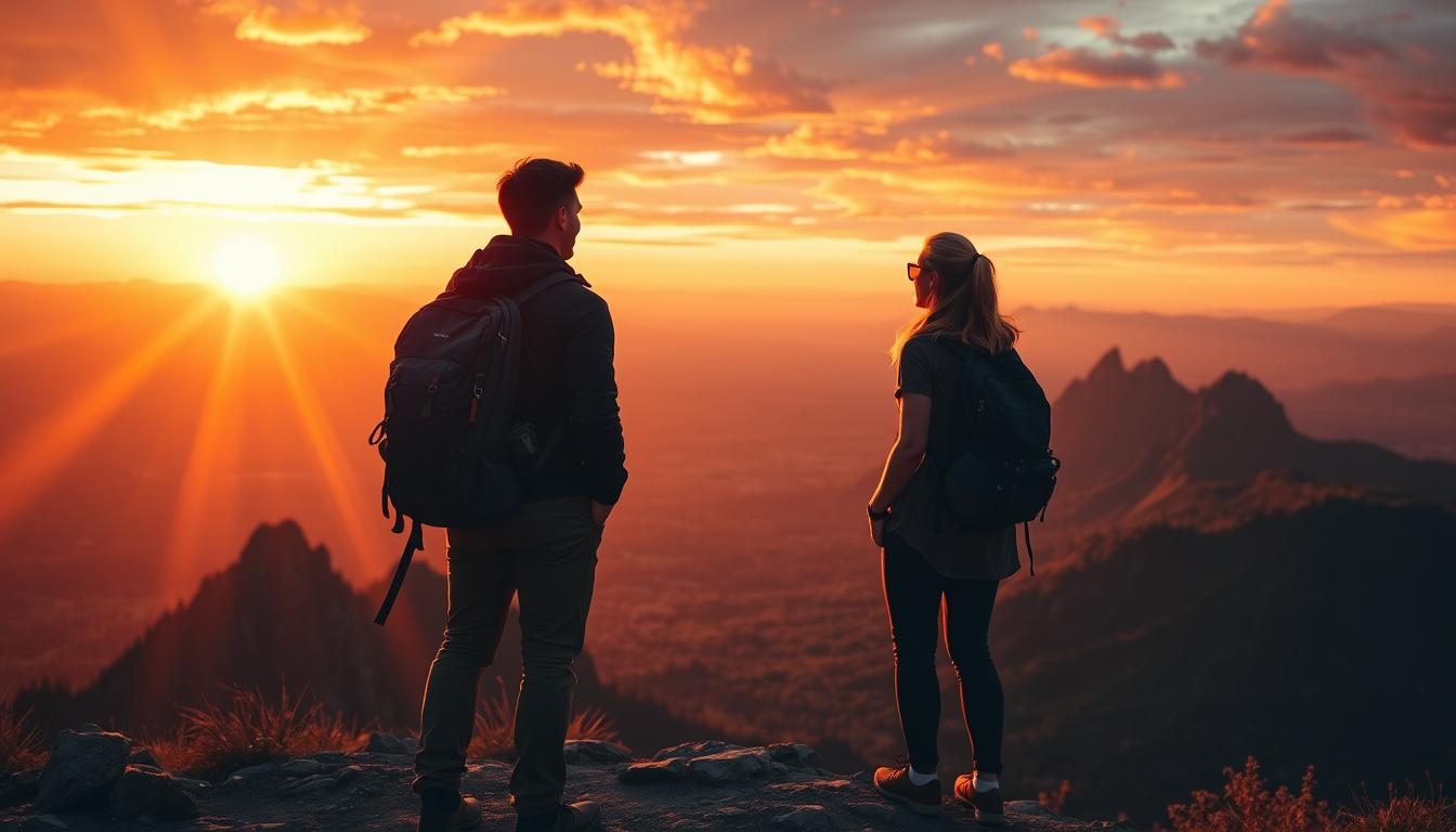 travel couple aesthetic