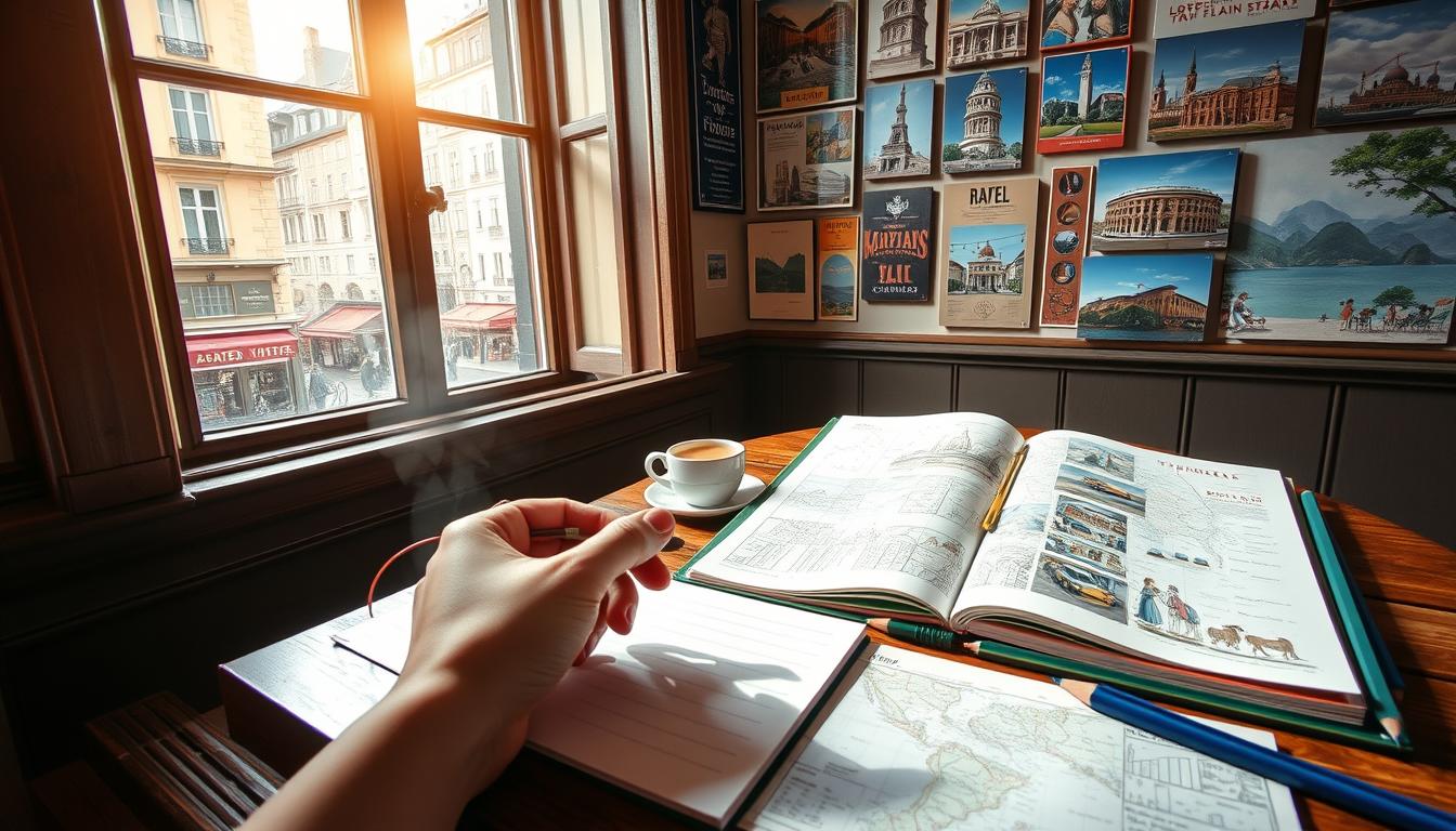 travel drawing ideas